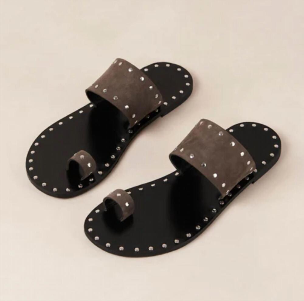 NEW ALOHAS women's riley sandals in black